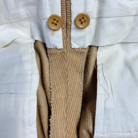 BAND OF OUTSIDERS Size S Tan Corduroy Cotton Notch Lapel Suit