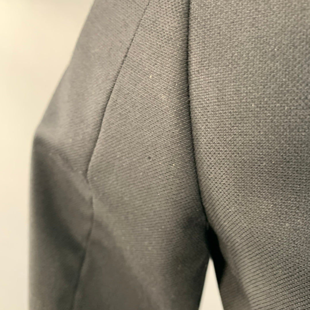 PAUL SMITH Size 36 Regular Black Wool Notch Lapel Sport Coat