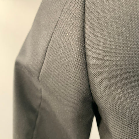 PAUL SMITH Size 36 Regular Black Wool Notch Lapel Sport Coat