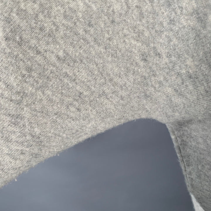 PROENZA SCHOULER Size XS Heather Grey Cashmere Blend Crew Neck Large Pockets Pullover