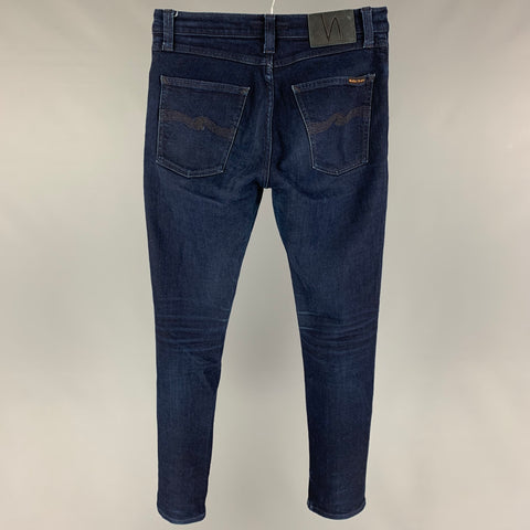 NUDIE JEANS Taille 29 Jean skinny en coton indigo