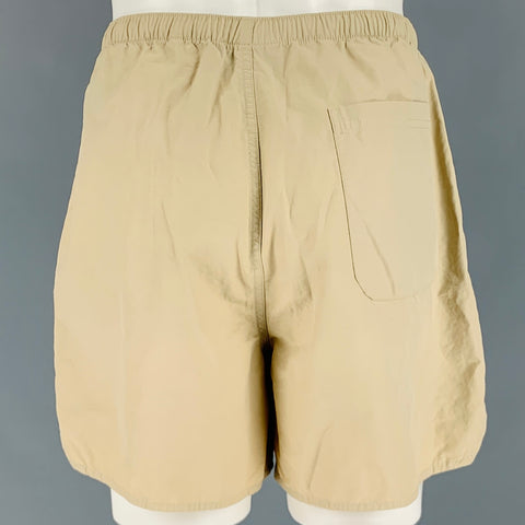 ESSENTIALS by FEAR OF GOD Size S Beige Logo Cotton Nylon Drawstring Shorts