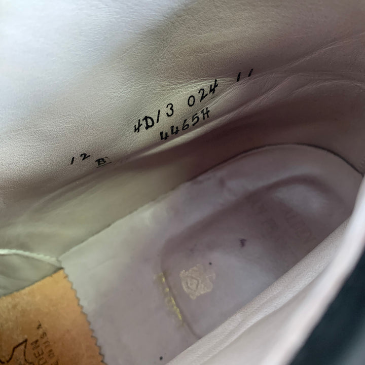 ALDEN Size 12 Black Wingtip Leather Ankle Boots