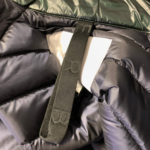 BOGNER Size 38 Green Quilted Polyamide Zip Up Jacket