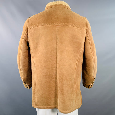 POLO by RALPH LAUREN Vintage Size XL Beige Shearling Snaps Jacket