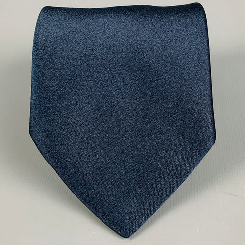 WILKES BASHFORD Navy Silk Tie