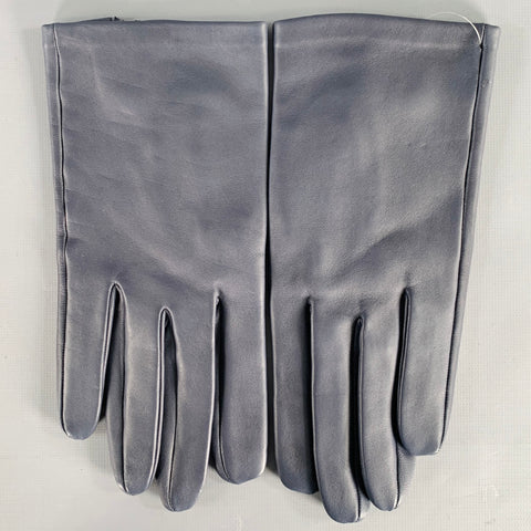 LAVABRE CADET Size 8 Navy Leather Gloves