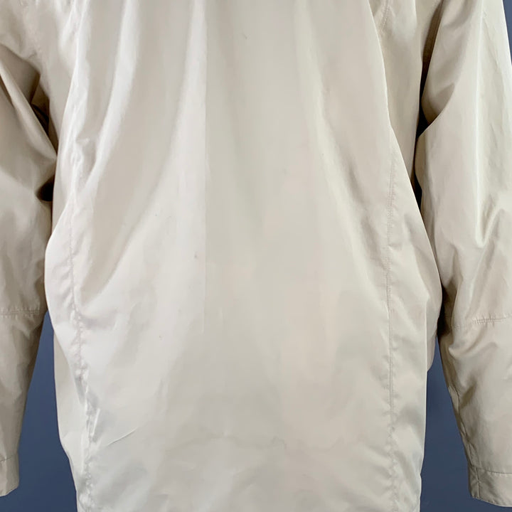 PAUL & SHARK Size M Typhoon 20000 Cream Zip Coat