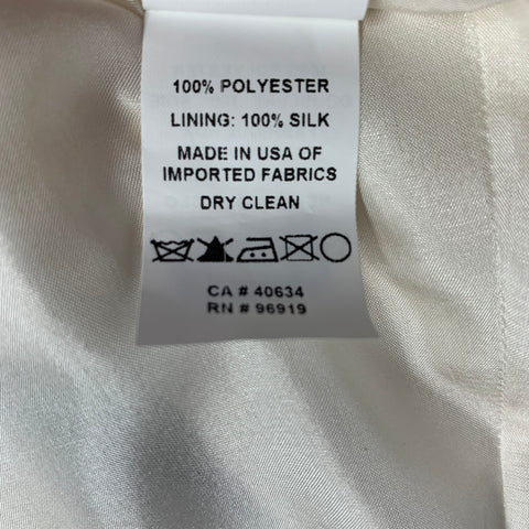 MARC JACOBS Size 0 Black White Polyester Stripe Flared Skirt