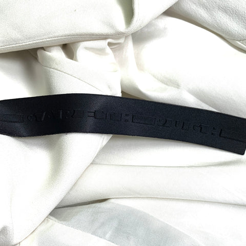 GARETH PUGH SS09 Size M White Black  Two Tone Open Front Coat