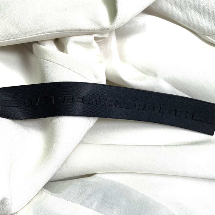 GARETH PUGH SS09 Size M White Black  Two Tone Open Front Coat