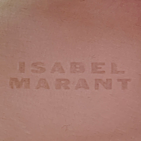 ISABEL MARANT AW23 Size 10 Darizo Taupe Suede Pull On Stacked Heel Cowboy Boots