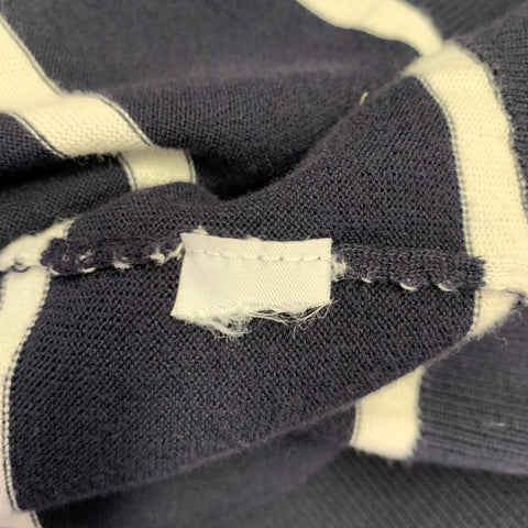 PS by PAUL SMITH Size M White Black Stripe Knit Crew-Neck T-shirt