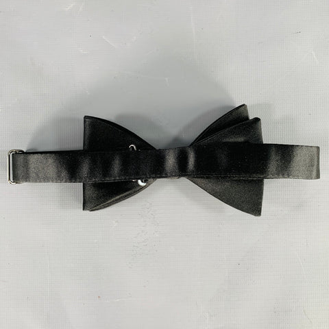 ROBERT TALBOTT PROTOCOL Black Silk Bow Tie