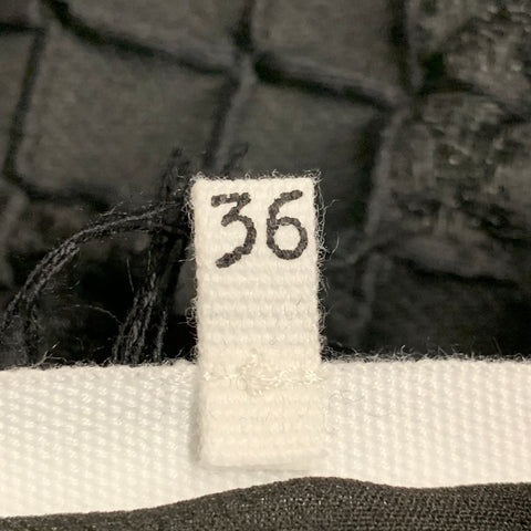 MAISON MARTIN MARGIELA Size XS Black Wool Blend Textured Casual Top