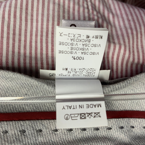 BRUNELLO CUCINELLI Size 32 Grey Charcoal Wool Pleated Dress Pants
