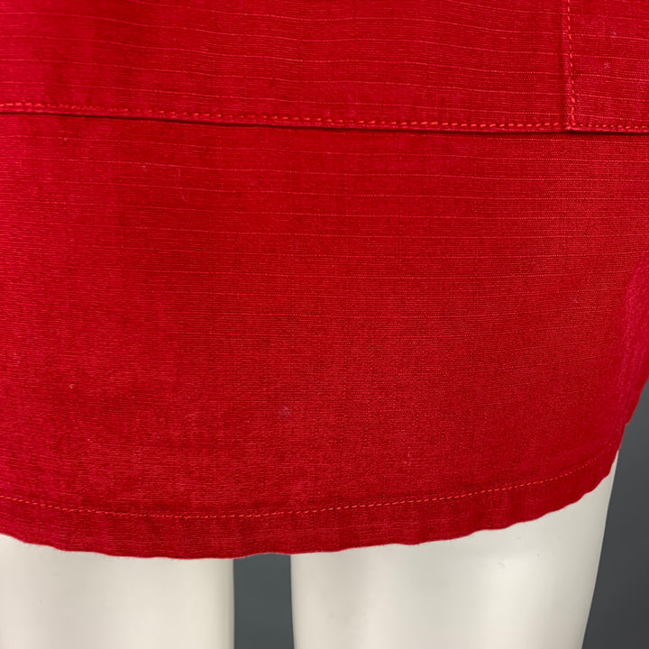 ENGINEERED GARMENTS Size M Red Cotton Shirt Jacket