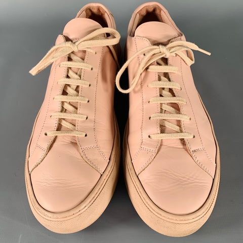 Baskets basses en cuir rose COMMON PROJECTS Taille 10.5