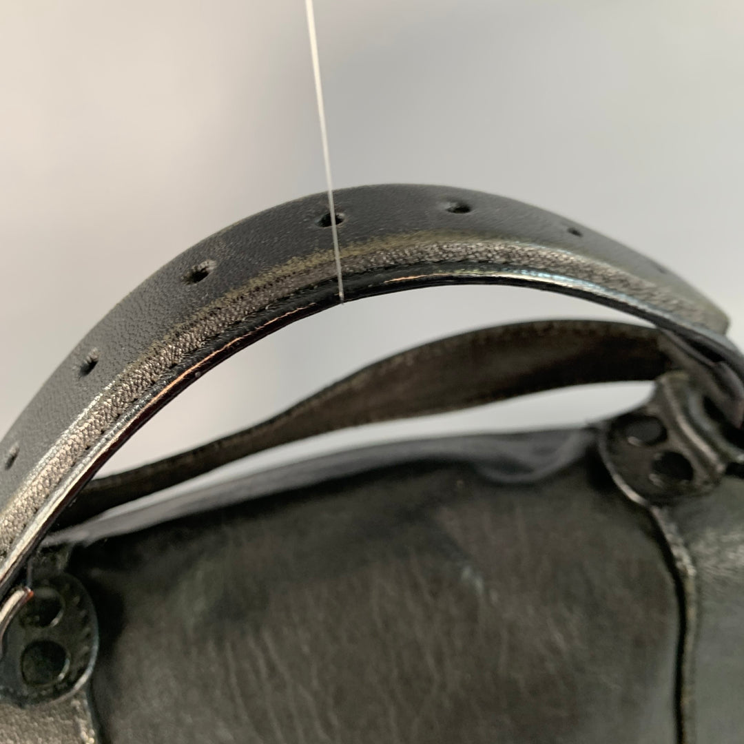 PROENZA SCHOULER PS1 Medium Black Leather Satchel Handbag