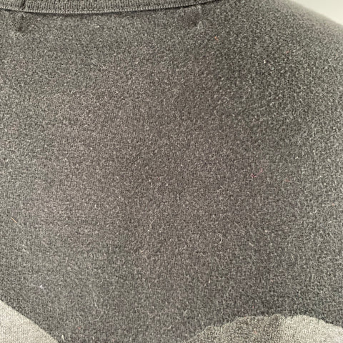 COMME des GARCONS Size L Black Heart Print Short Sleeve T-shirt