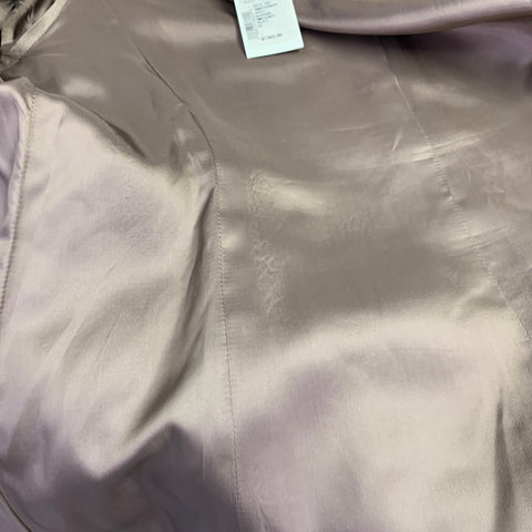 DRIES VAN NOTEN Veste Blazer à Carreaux en Coton et Lin Marron Rouille Taille 42