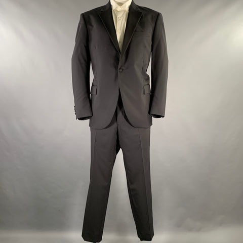Smoking PETER MILLAR en laine noire, taille 46 Regular, revers cranté, 38 30