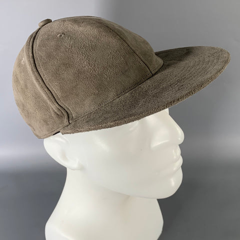 KIJIMA TAKAYUKI Size M Grey Solid Goat Suede Hats