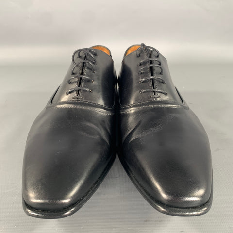 PS by PAUL SMITH Size 8 Black Solid Leather Lace Up Lace Up Shoes