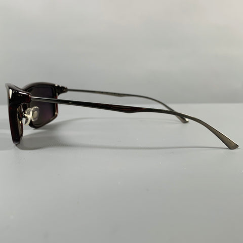KITON -Ischia- Brown Silver Titanium Sunglasses