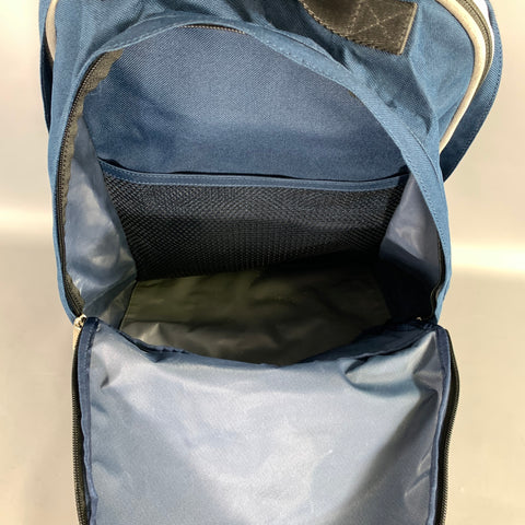 JACK SPADE Navy Solid Canvas Backpack Bag