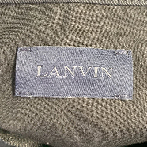 Short en coton bleu marine taille 36 LANVIN