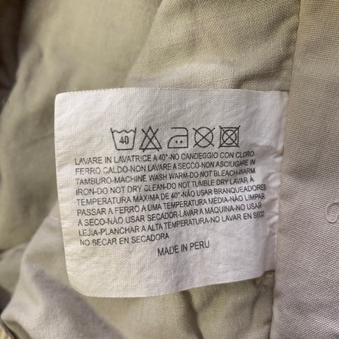 MASON Size 34 Khaki Cotton Cargo Casual Pants