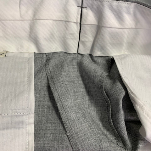 SUITSUPPLY Size 42 Heather Grey Wool Notch Lapel Suit