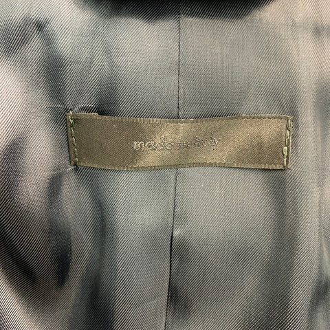 CALVIN KLEIN COLLECTION Size 38 Navy Cotton Double Breasted Sport Coat