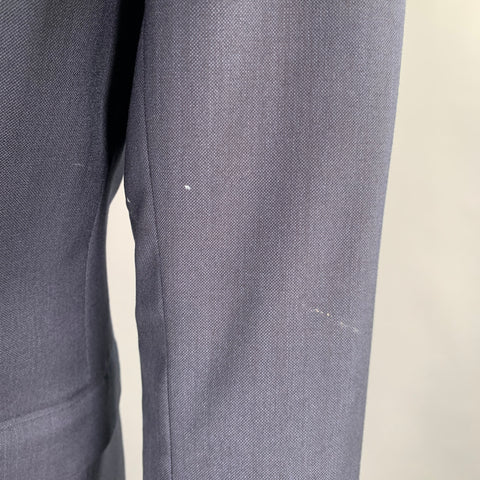 THEORY Size 38 Navy Wool Single Breasted Suit