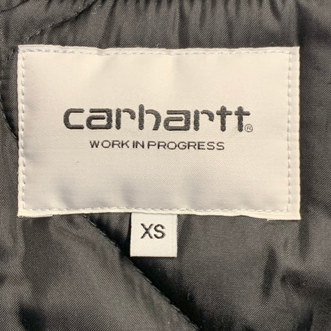 CARHARTT Size XS Black Nylon Zip Up Vest