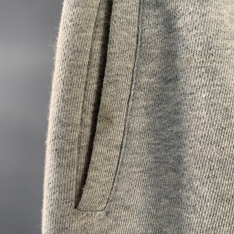 GUCCI Size L Grey Cotton Sweatpants Casual Pants