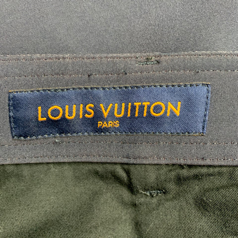 LOUIS VUITTON SS19 Size 34 Navy Blue Polyester Utility Casual Pants