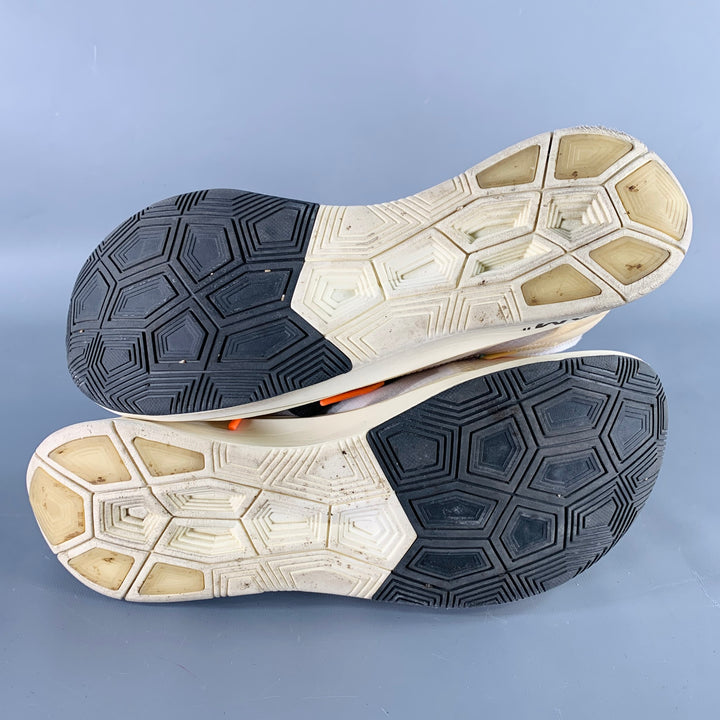 NIKE x OFF-WHITE 2017 Size 11 The Ten White Translucent Synthetic Athletic Sneakers