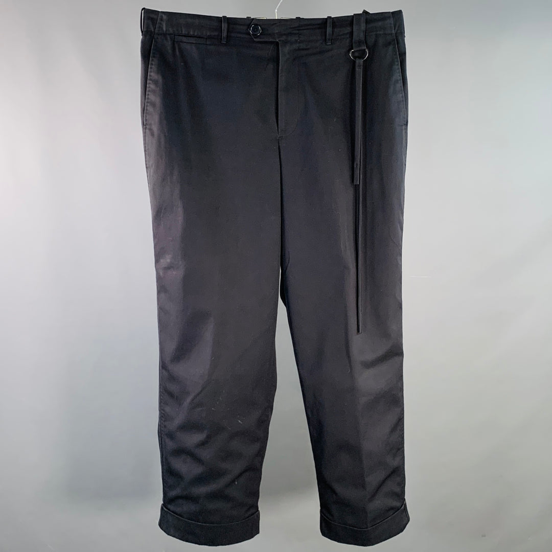 CRAIG GREEN Size L Navy Polyester Cotton Twill Straight Casual Pants