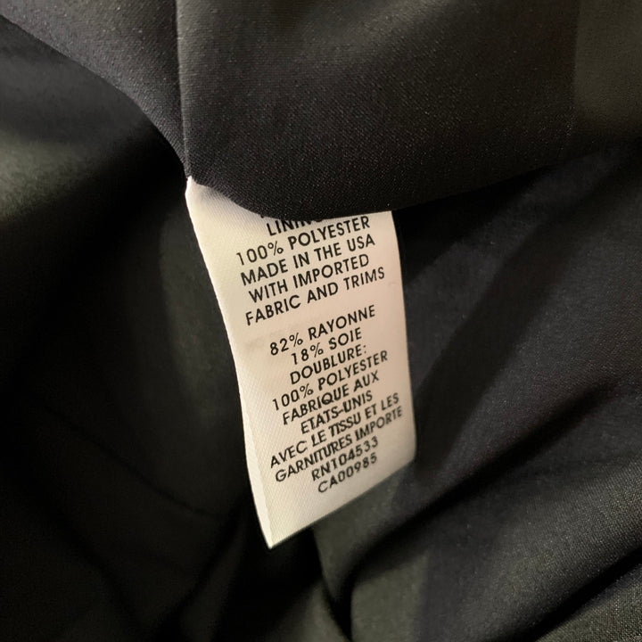 NANETTE LEPORE Size 2 Black Rayon  Silk Paisley Maxi Long Dress