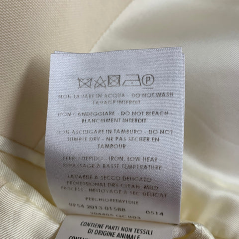ALEXANDER MCQUEEN Size 40 Beige Wool Single Breasted Sport Coat