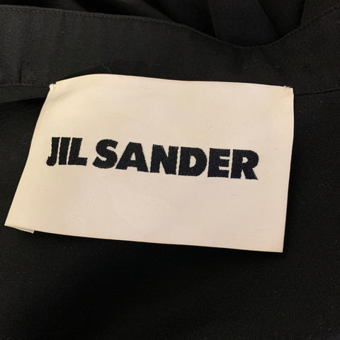 JIL SANDER Size 38 Black Wool Zip Up Jumpsuits & Overalls