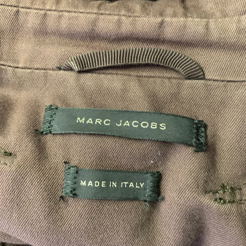 MARC JACOBS Size XL Brown Cotton Utility Jacket