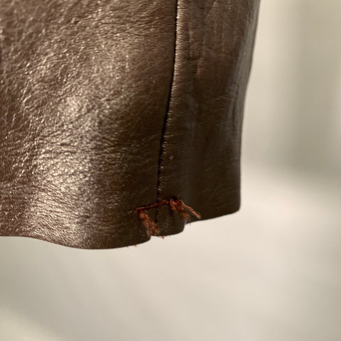 KOOKIE Size 32 Brown Leather Casual Pants