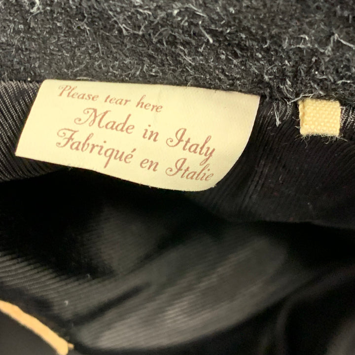 LEVI'S MADE & CRAFTED Size M Black Grey Suede Trucker Jacket
