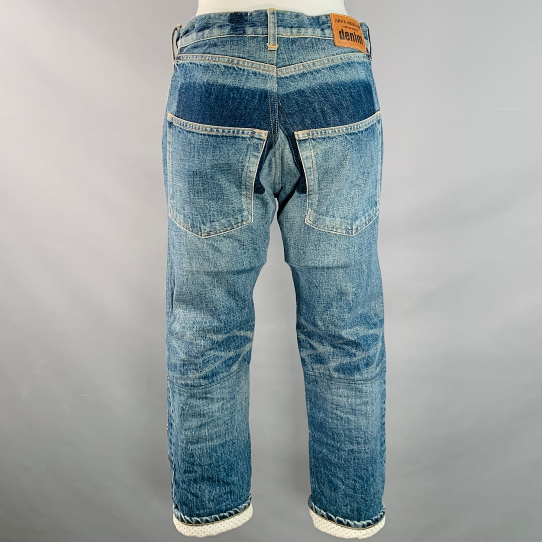 Jeans Patchwork JUNYA WATANABE SS16 - Taille XS - Bleu Multicolore - Occasion Parfait état