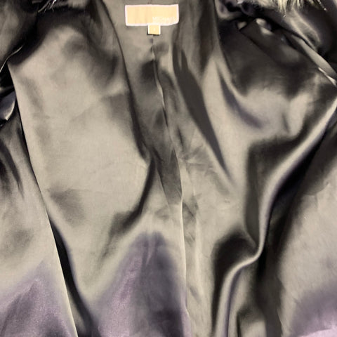 MICHAEL KORS Size S Grey Silver Acrylic Blend Coat