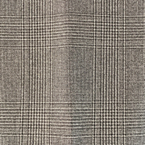 AMI by ALEXANDRE MATTIUSSI Size 30 Grey Black Glenplaid Wool Tapered Dress Pants