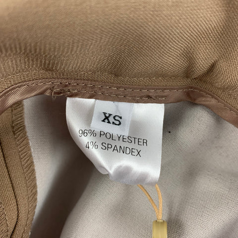 THE FRANKIE SHOP Size XS Beige Polyester Pleated Dress Pants